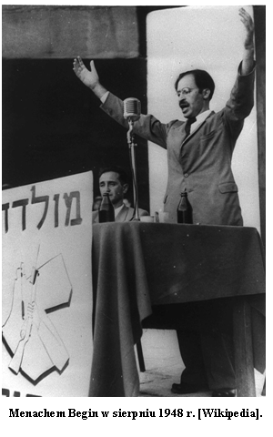 Pole tekstowe:  
Menachem Begin w sierpniu 1948 r. [Wikipedia].
